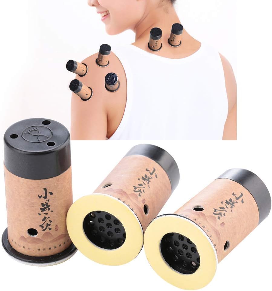 Multi-point moxibustion application on back, knee, shoulder, elbow, and belly