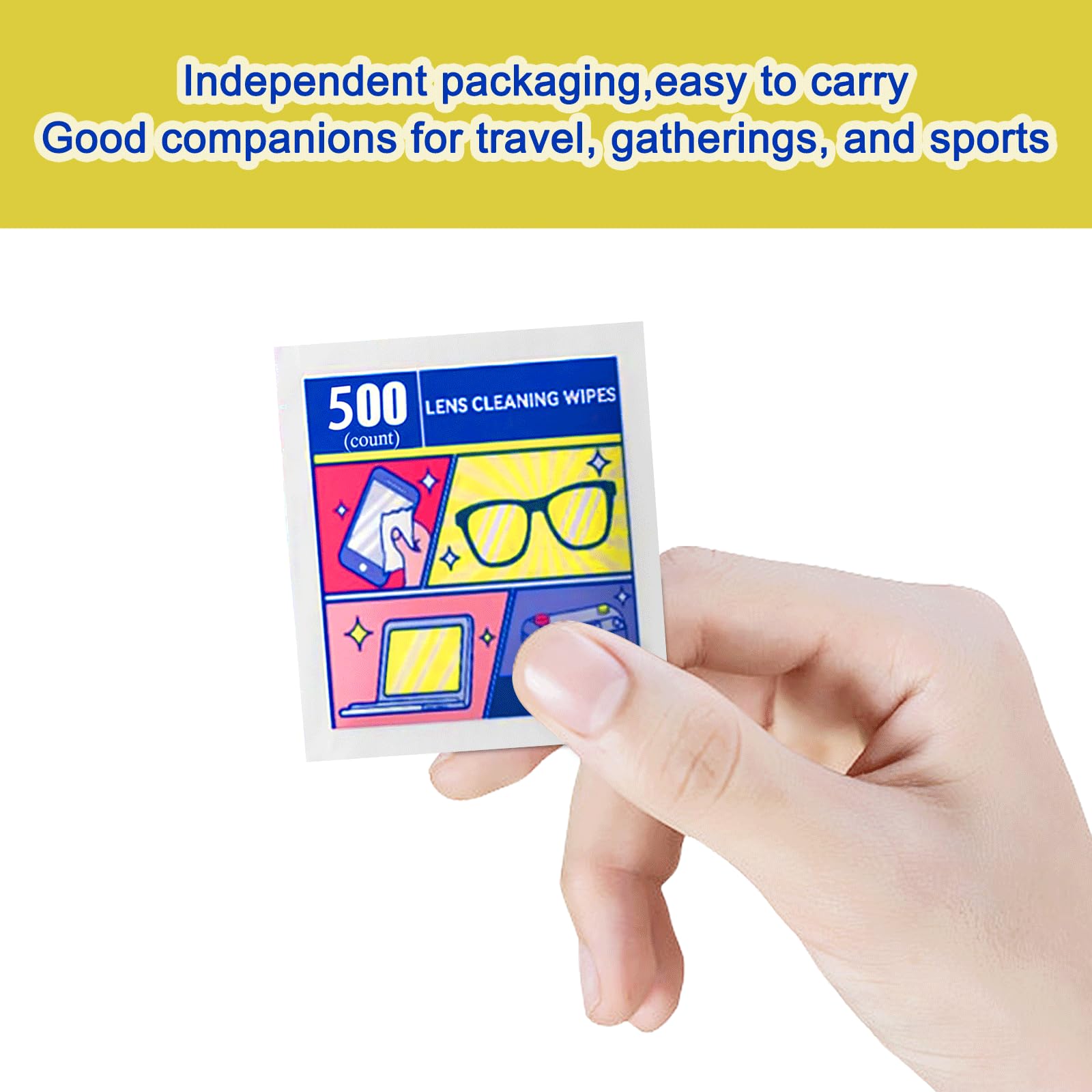 Multi-surface cleaning wipes for glasses, camera lenses, and screens