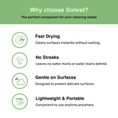 Wipes used on multiple surfaces for streak-free cleaning