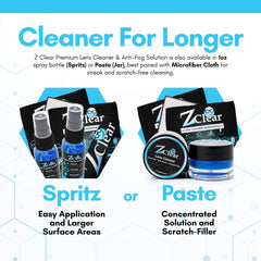 Multi-use cleaner for masks, goggles, screens and more