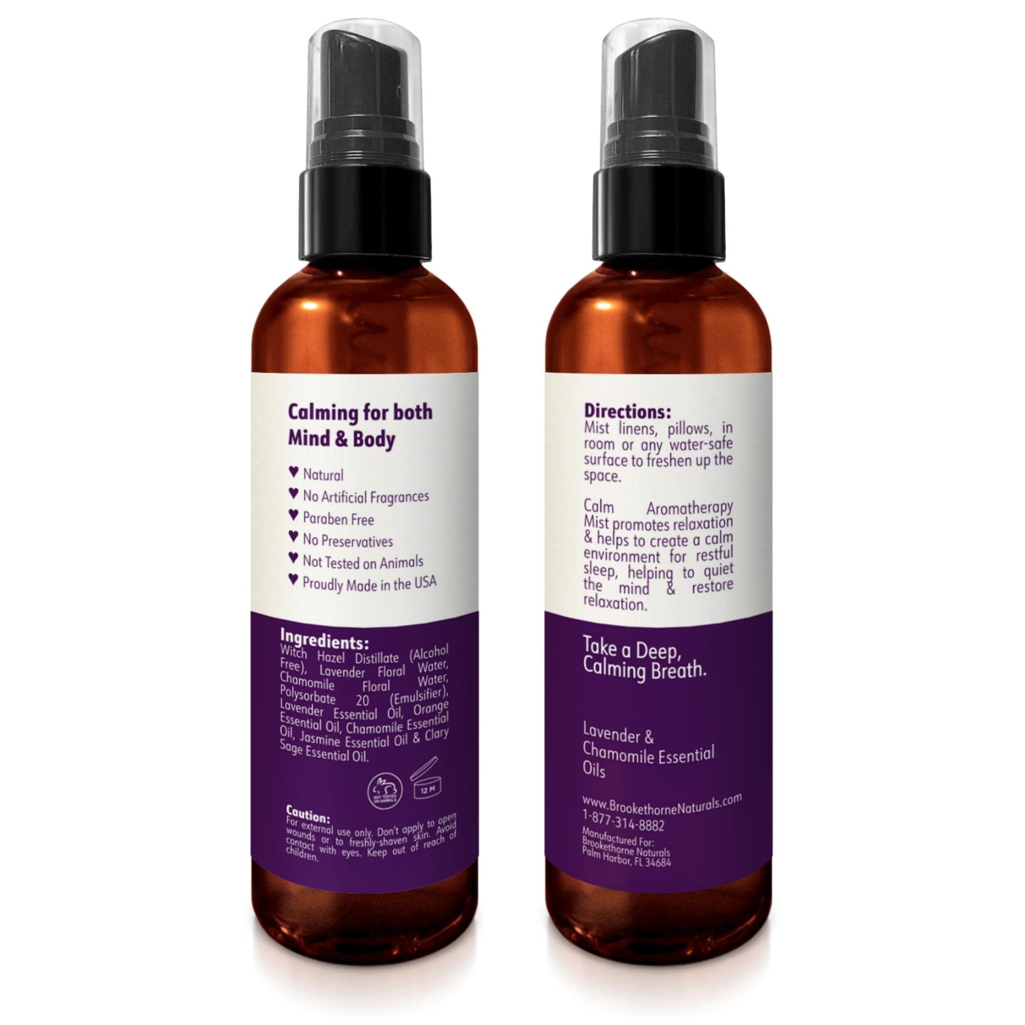 Ingredients: witch hazel, lavender oil, chamomile oil
