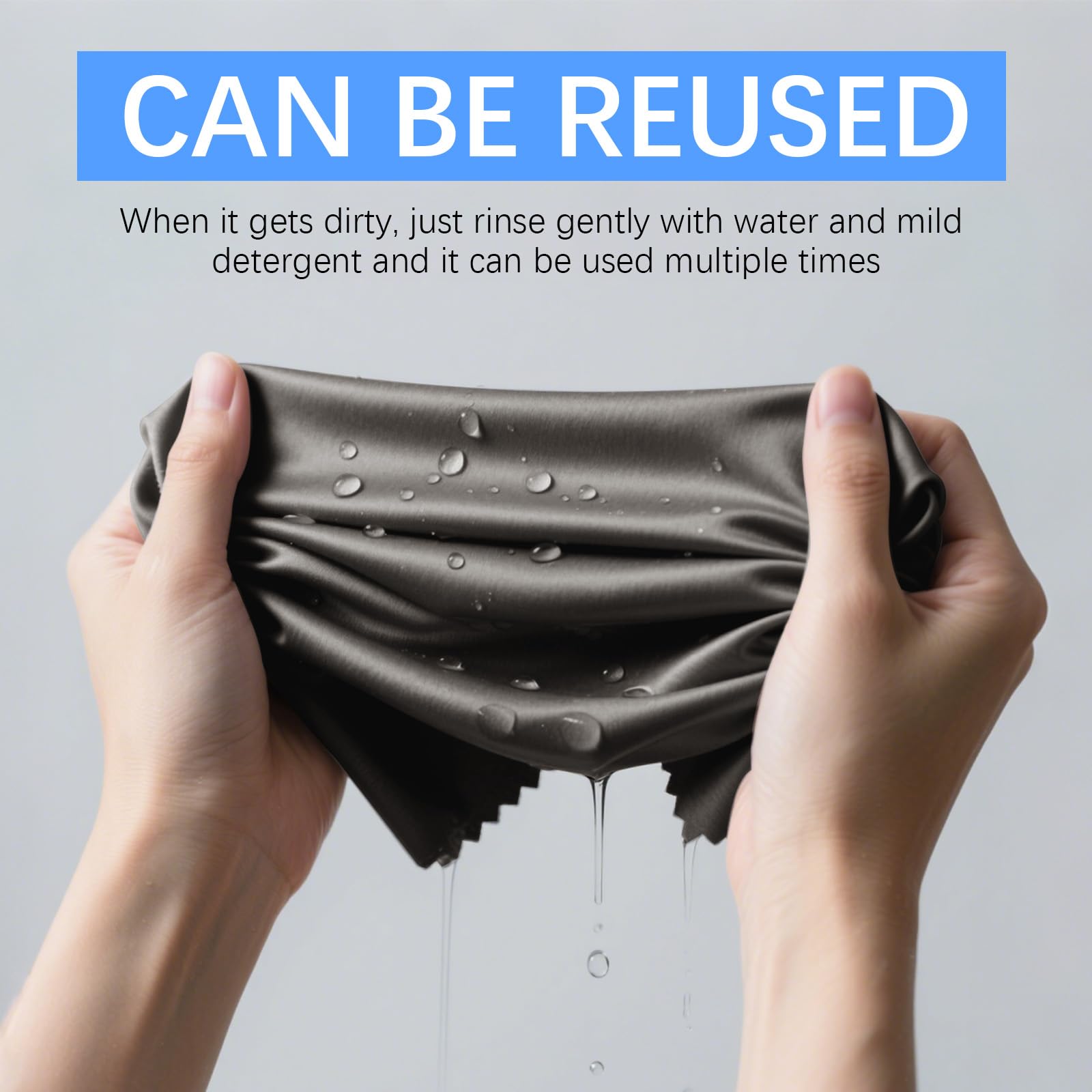 Multi-purpose microfiber cleaning cloth 5.5x5.5 inches