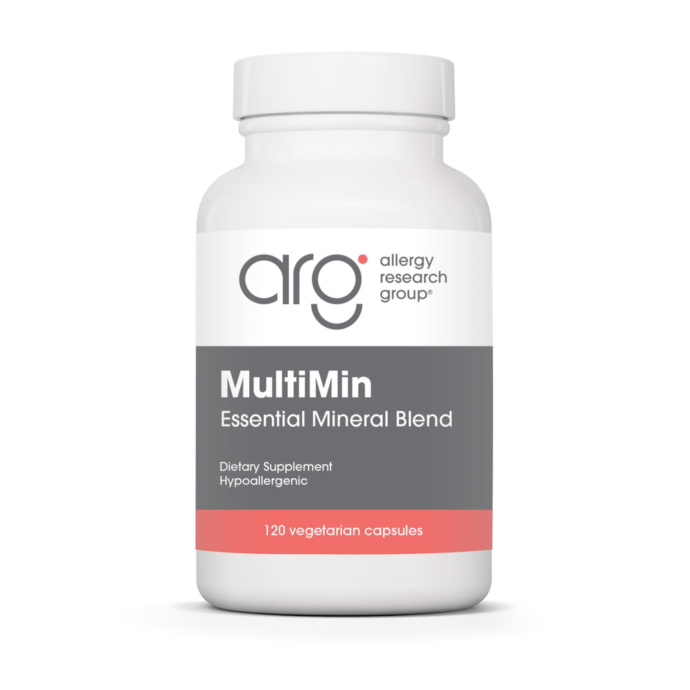 Allergy Research Group MultiMin bottle label
