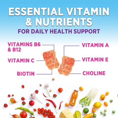Lifestyle shot of multivitamin gummies for men and women