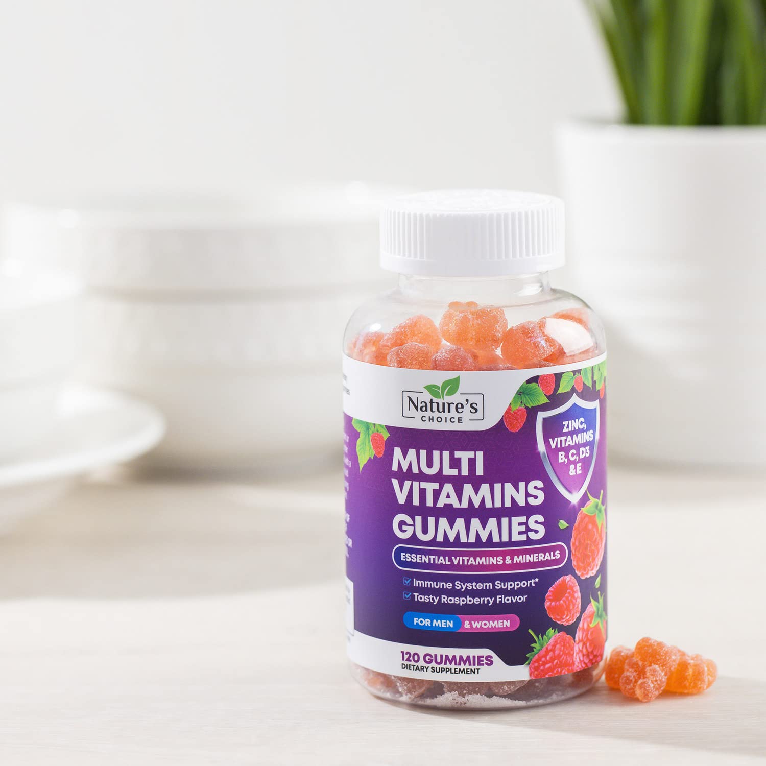Two gummies per day serving size for daily nutrition