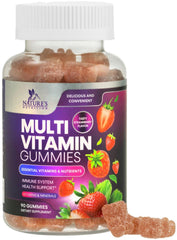 Bottle of adult multivitamin gummies