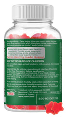 Nutrition highlights showing vitamins A, C, D, E, B6, B12 and Zinc