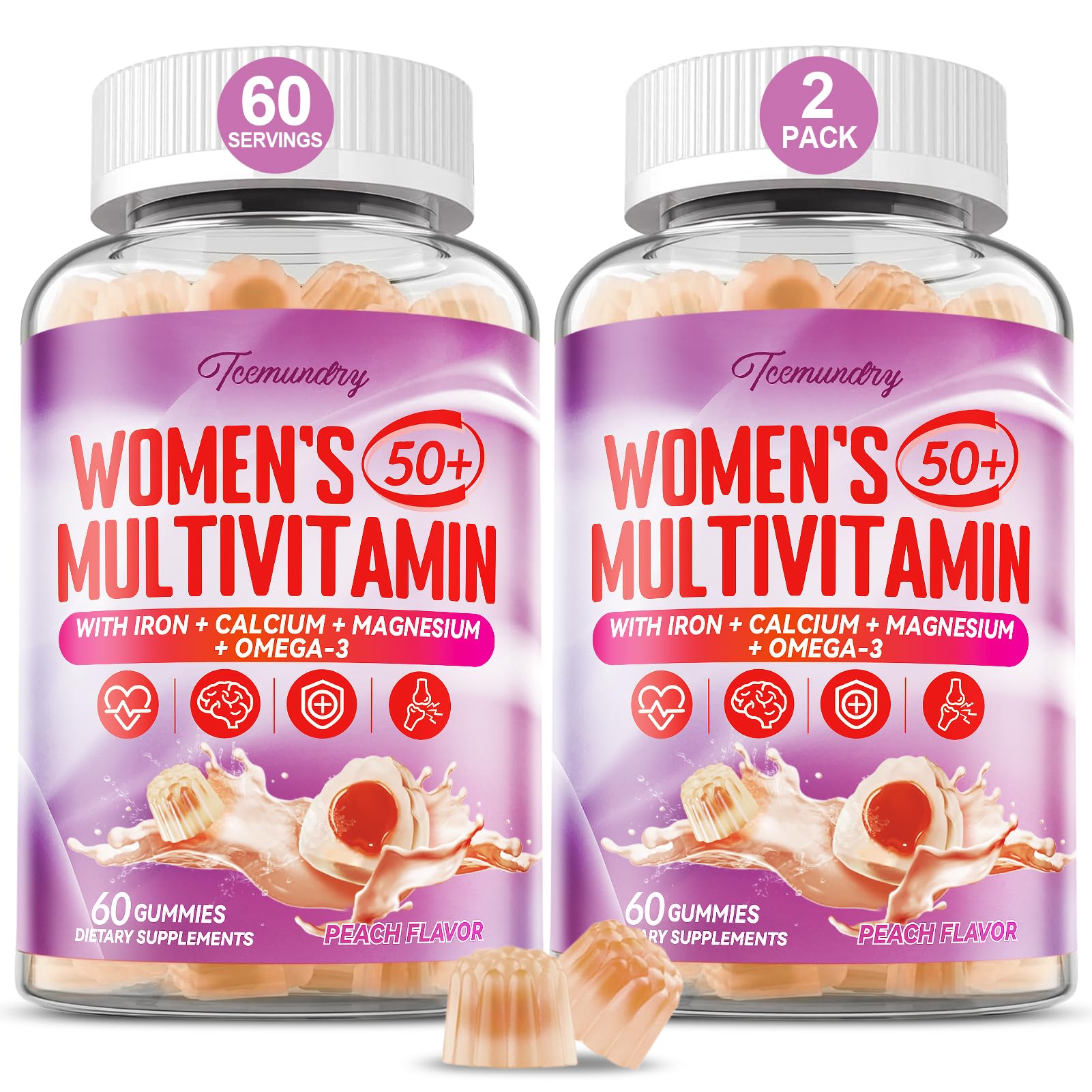 Hero image of multivitamin gummies for women 50+