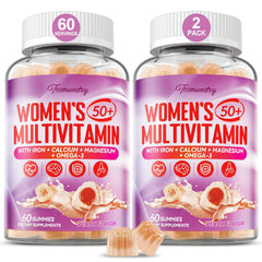 Hero image of multivitamin gummies for women 50+