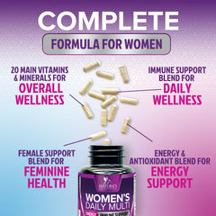 Front view of the Multivitamin for Women packaging