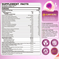 Gummies serving with vitamins overview