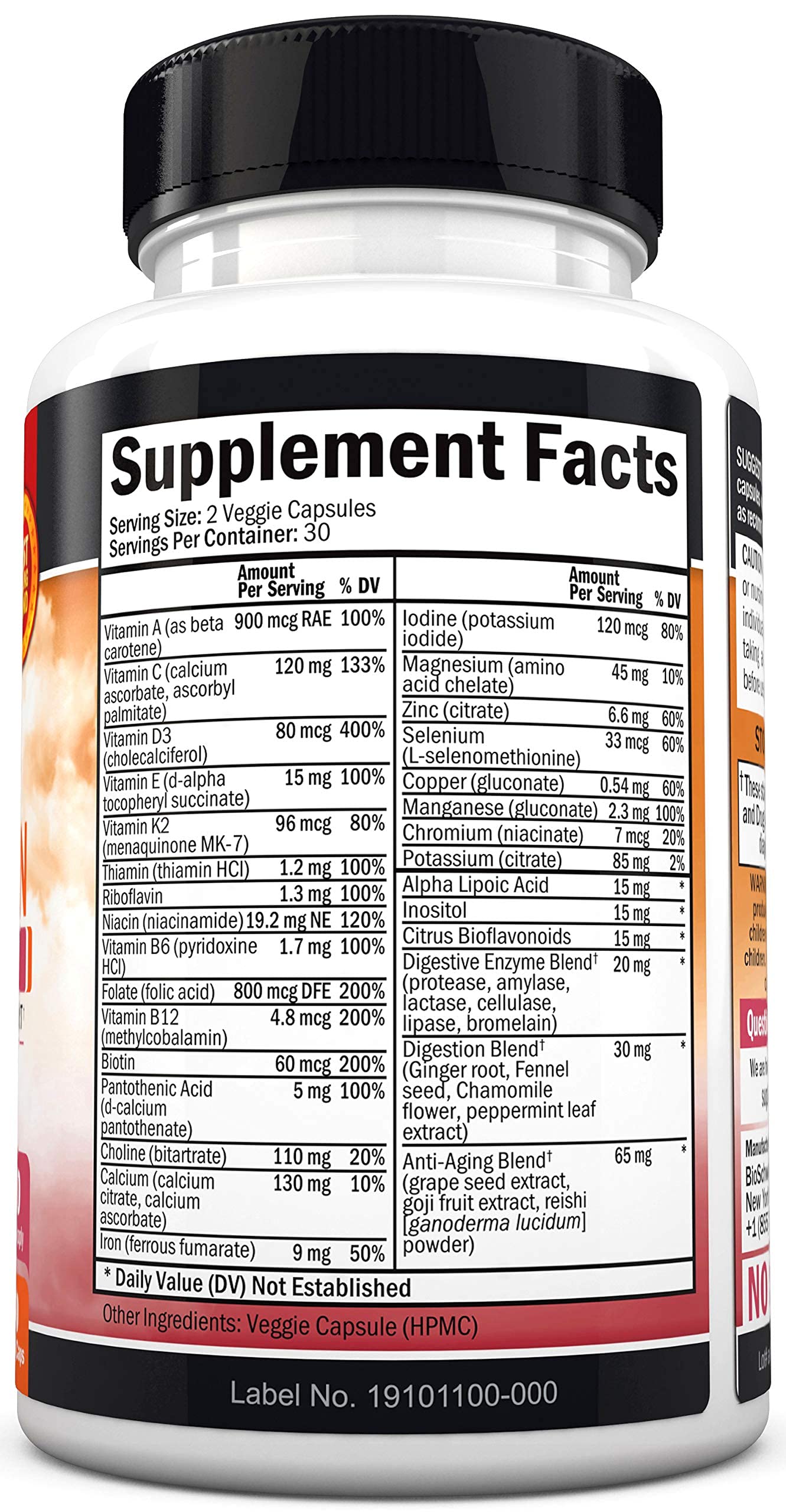 Purity tested and allergen-free labeling
