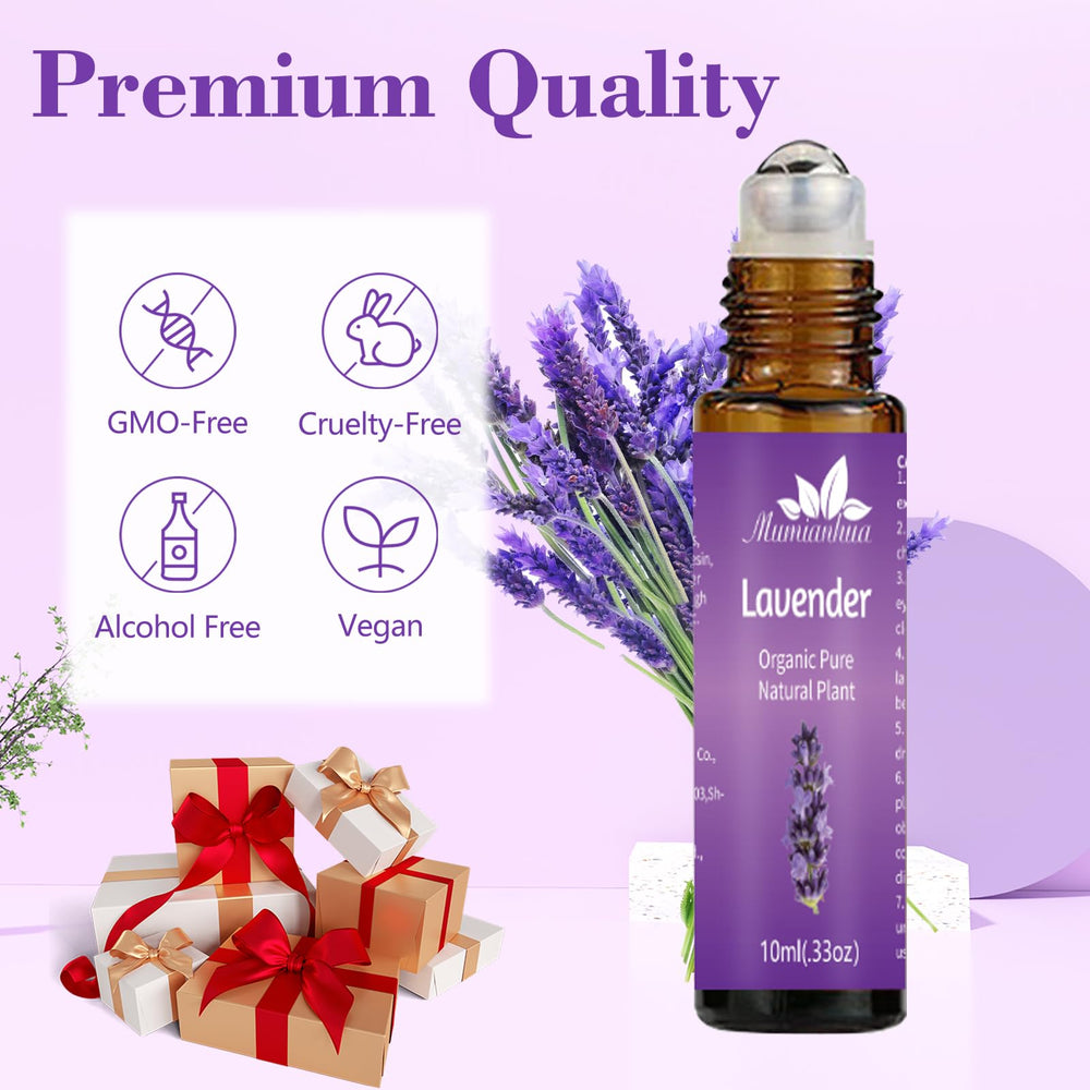 Roll-on rollerball for easy application on wrists and pulse points