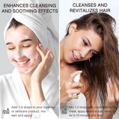 Pure eucalyptus oil shower mist usage