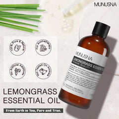 Product label for MUNUSNA lemongrass oil