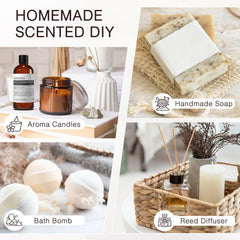 Amber glass packaging for vanilla essential oil