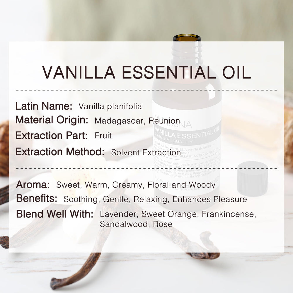 Vanilla essential oil diffuser with MUNUSNA aroma