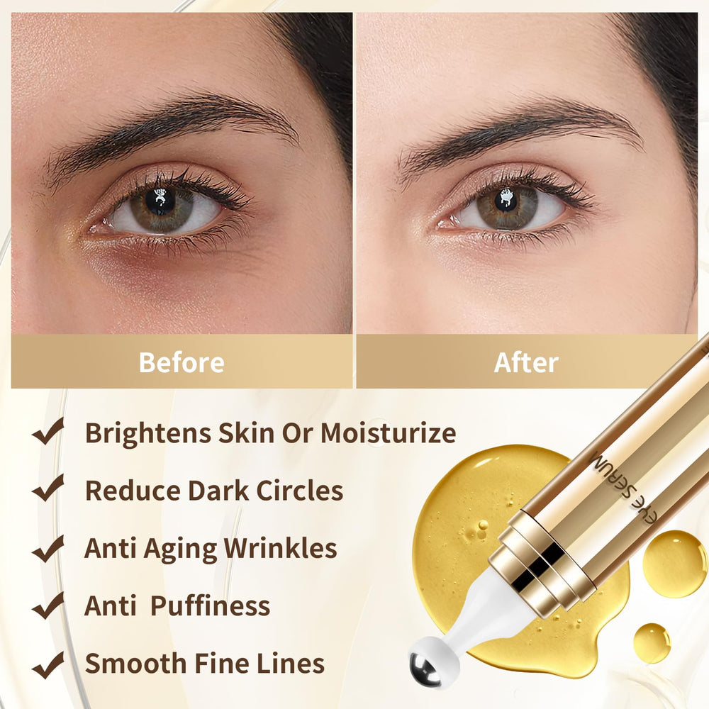 MUOCOBU caffeine eye serum with hyaluronic acid nourishes delicate eye skin