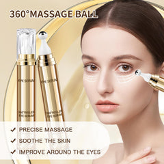 MUOCOBU caffeine eye serum texture swirl emphasizes hyaluronic hydration