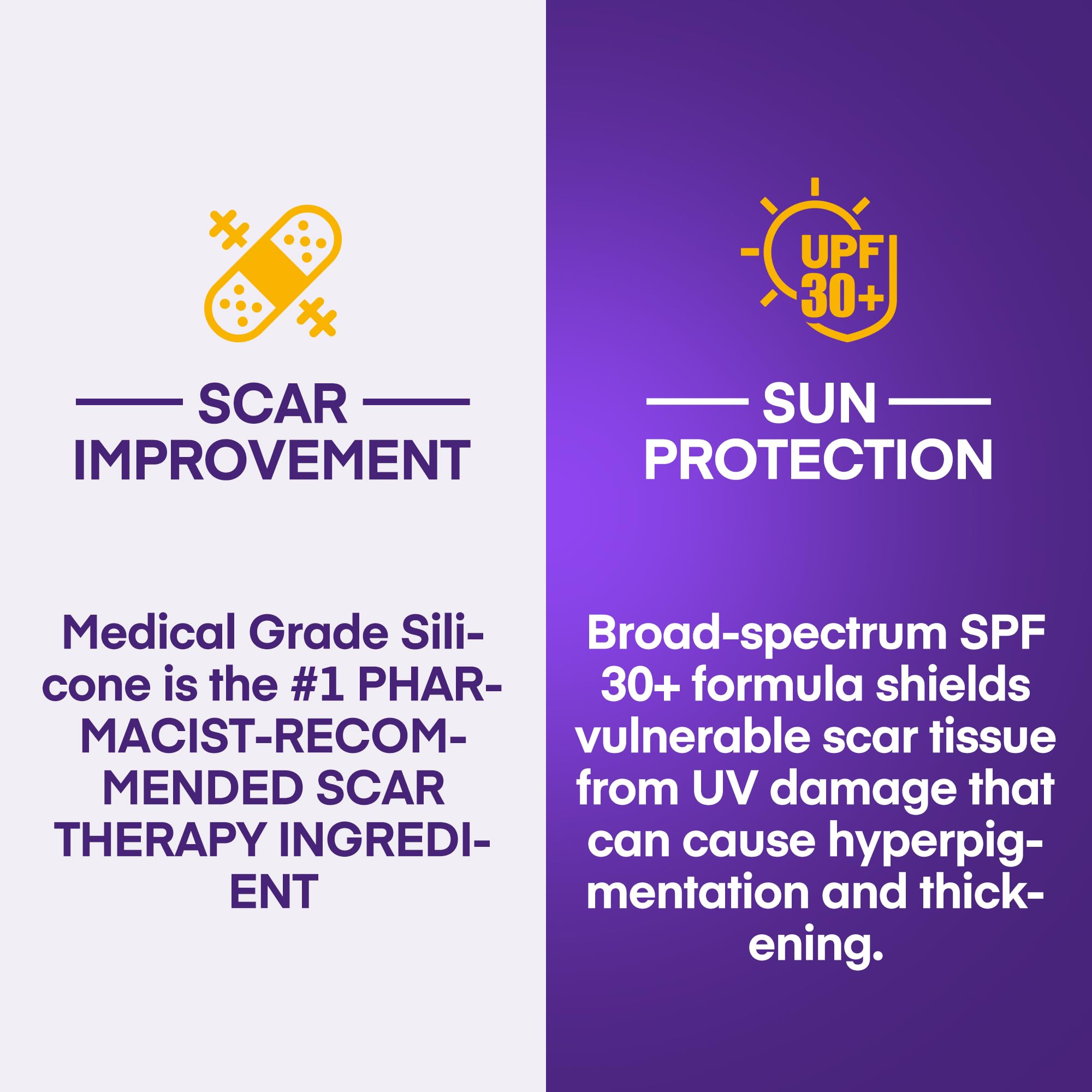 MURASAKI BEAUTY silicone scar gel tube packaging indicates travel-friendly option.