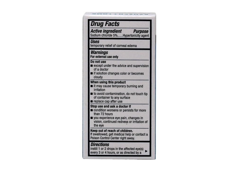 Box packaging for Muro 128 ophthalmic solution 15 mL