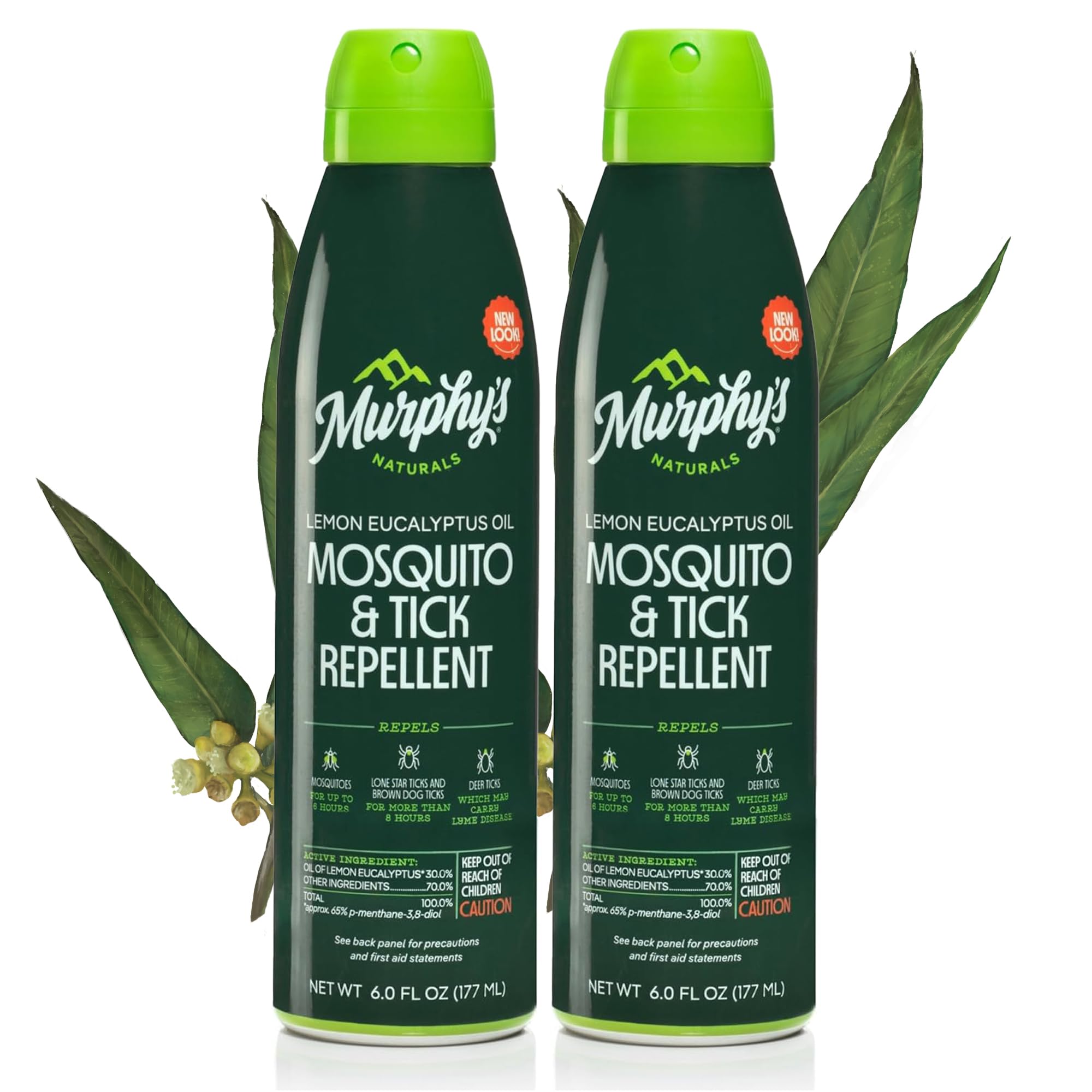 Murphy's Naturals Mosquito Tick Repellent spray bottle for outdoor protection.