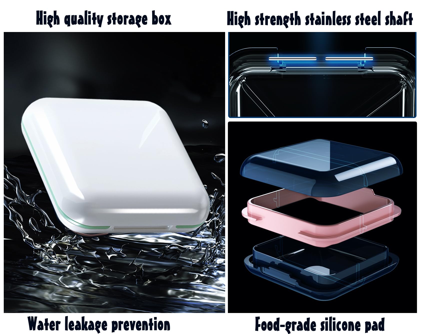 Travel-friendly compact design and modern styling