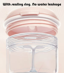 Included strainer basket with pink retainer cleaner case