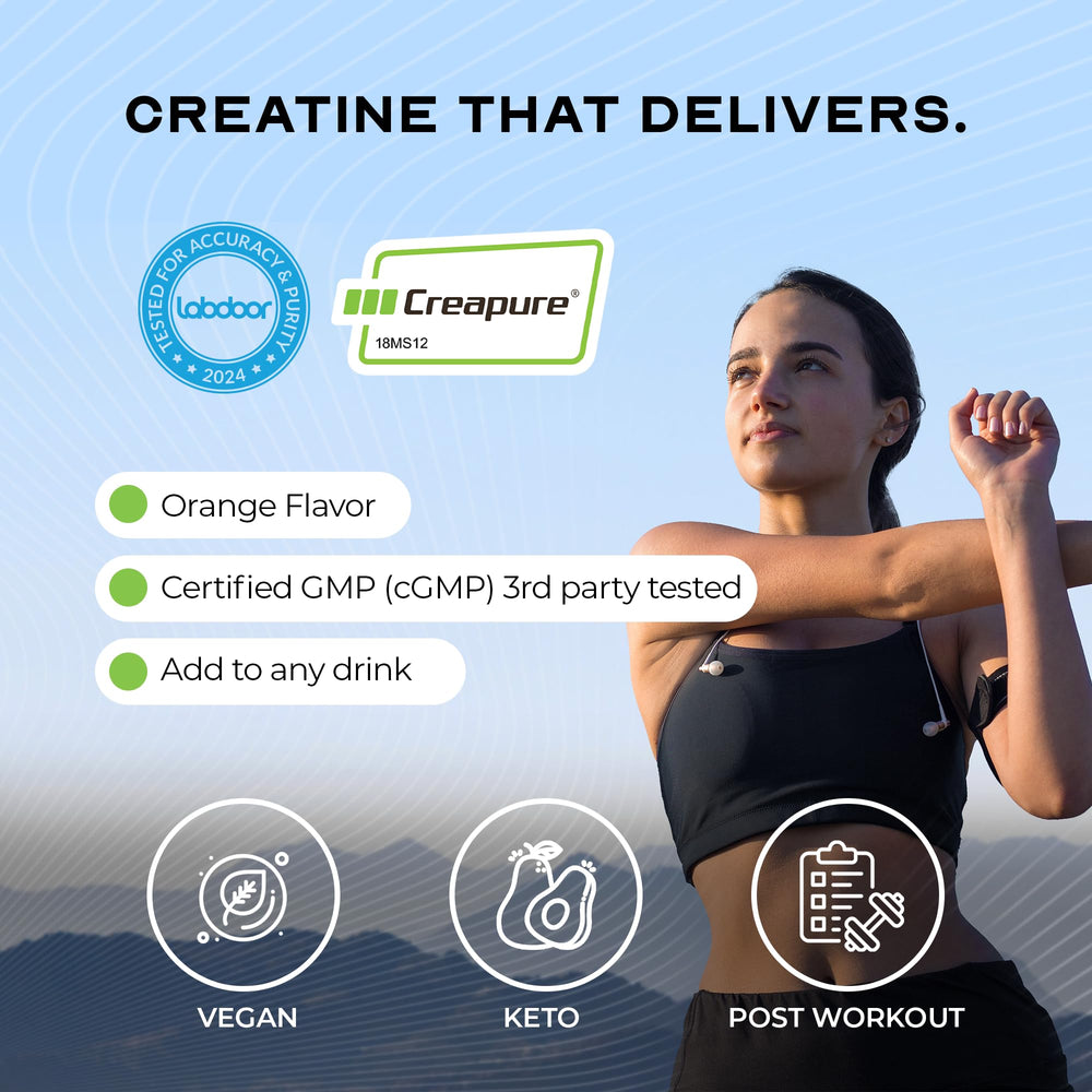 Muscle Feast Creapure quality badge on packaging
