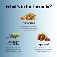 Hands applying massage oil to skin