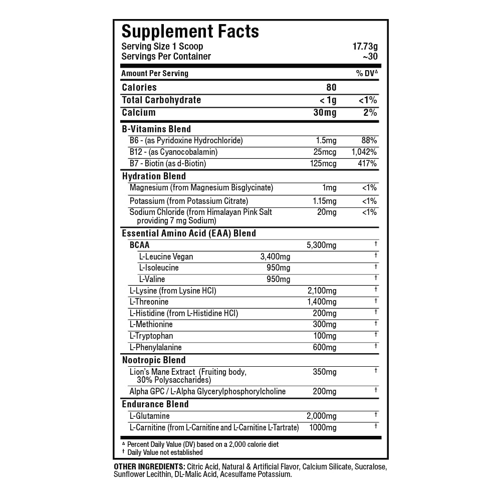 L-Carnitine and electrolytes for endurance and hydration