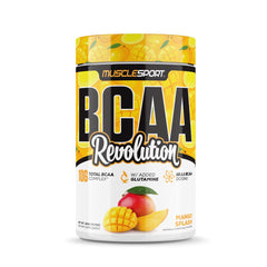 Musclesport BCAA Revolution Mango Splash bottle - 30 servings