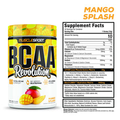 Close-up of electrolyte matrix and amino acid blend
