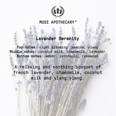 USA-made Muse Bath Linen Ritual packaging and bottle