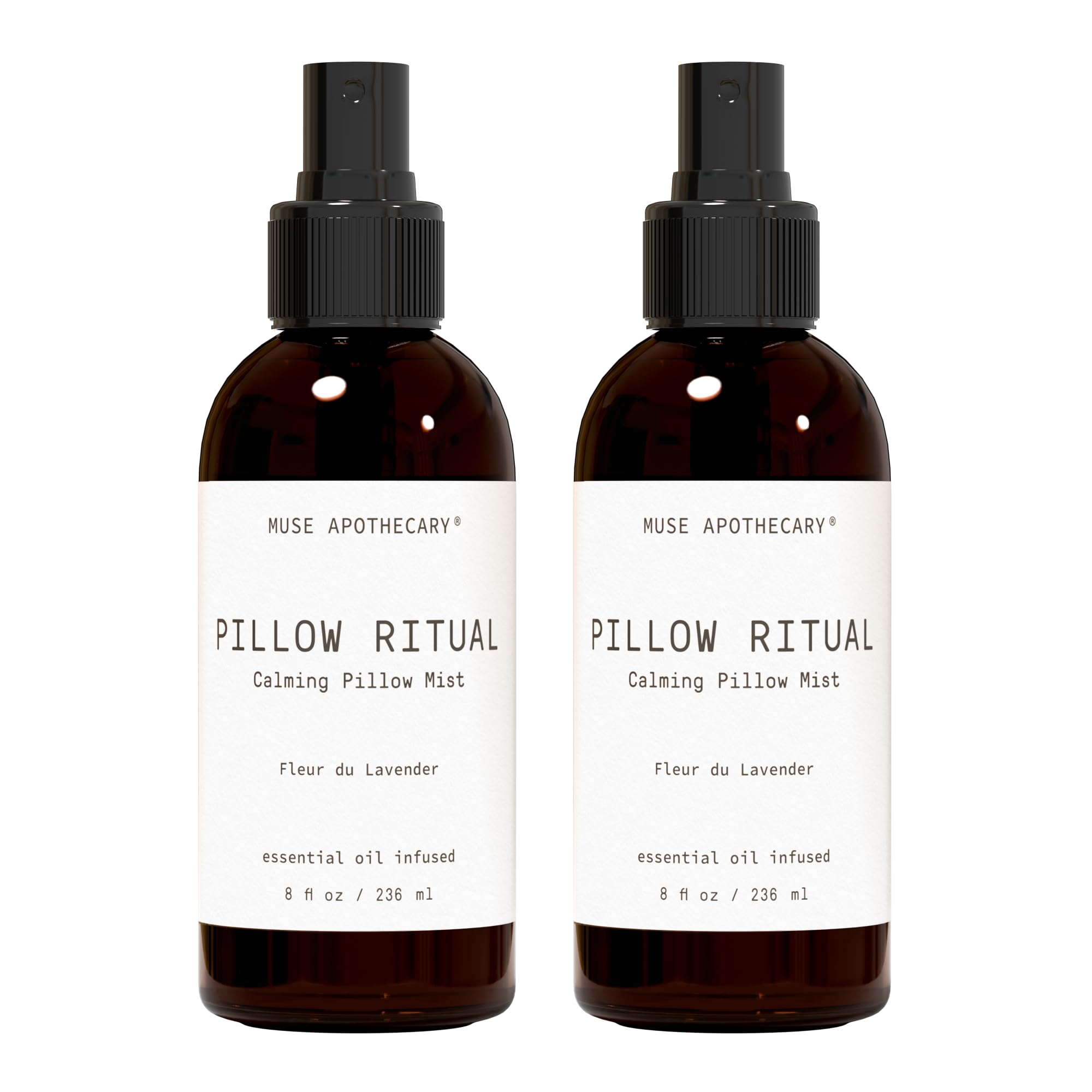Muse Apothecary Pillow Ritual Mist bottle with Fleur du Lavender label