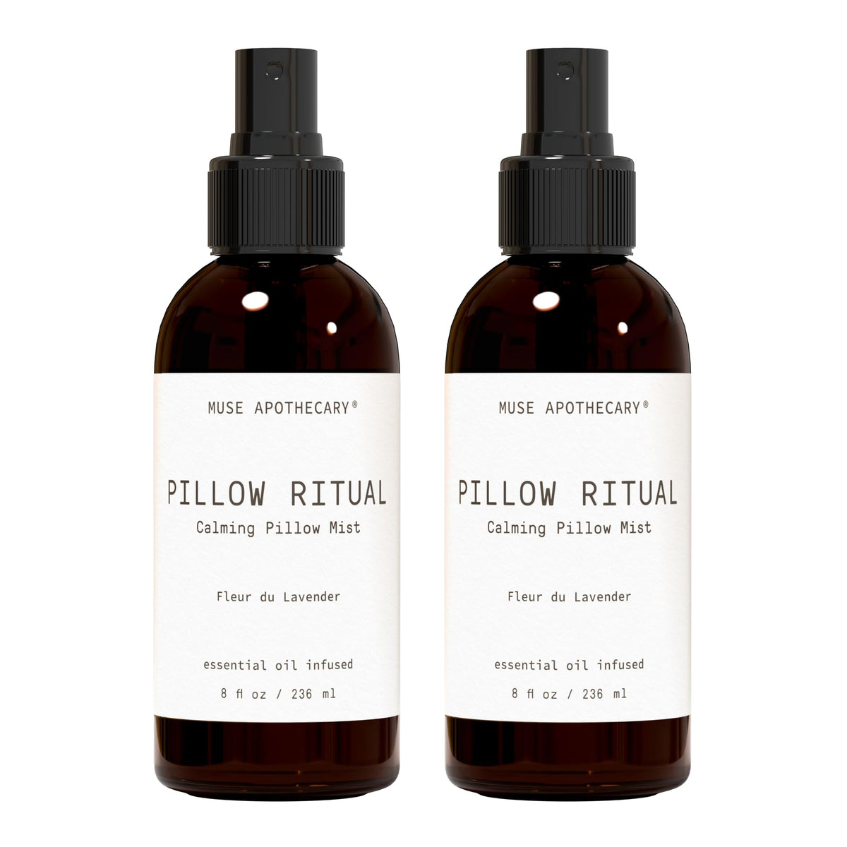 Muse Apothecary Pillow Ritual Mist bottle with Fleur du Lavender label
