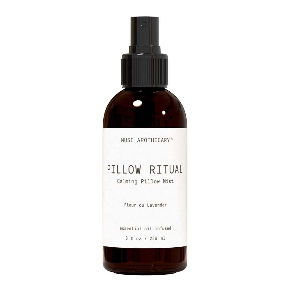 8 oz Muse Apothecary Pillow Ritual bottle with Fleur du Lavender label