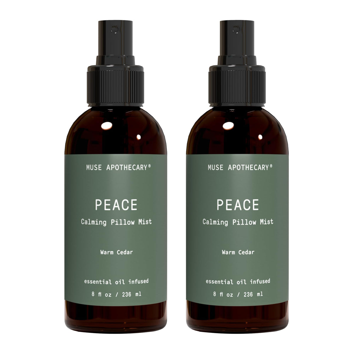 Pillow Ritual Warm Cedar bottle with essential oil blend