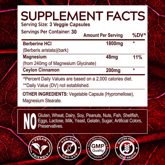 90-count MuseBeam Berberine capsules packaging