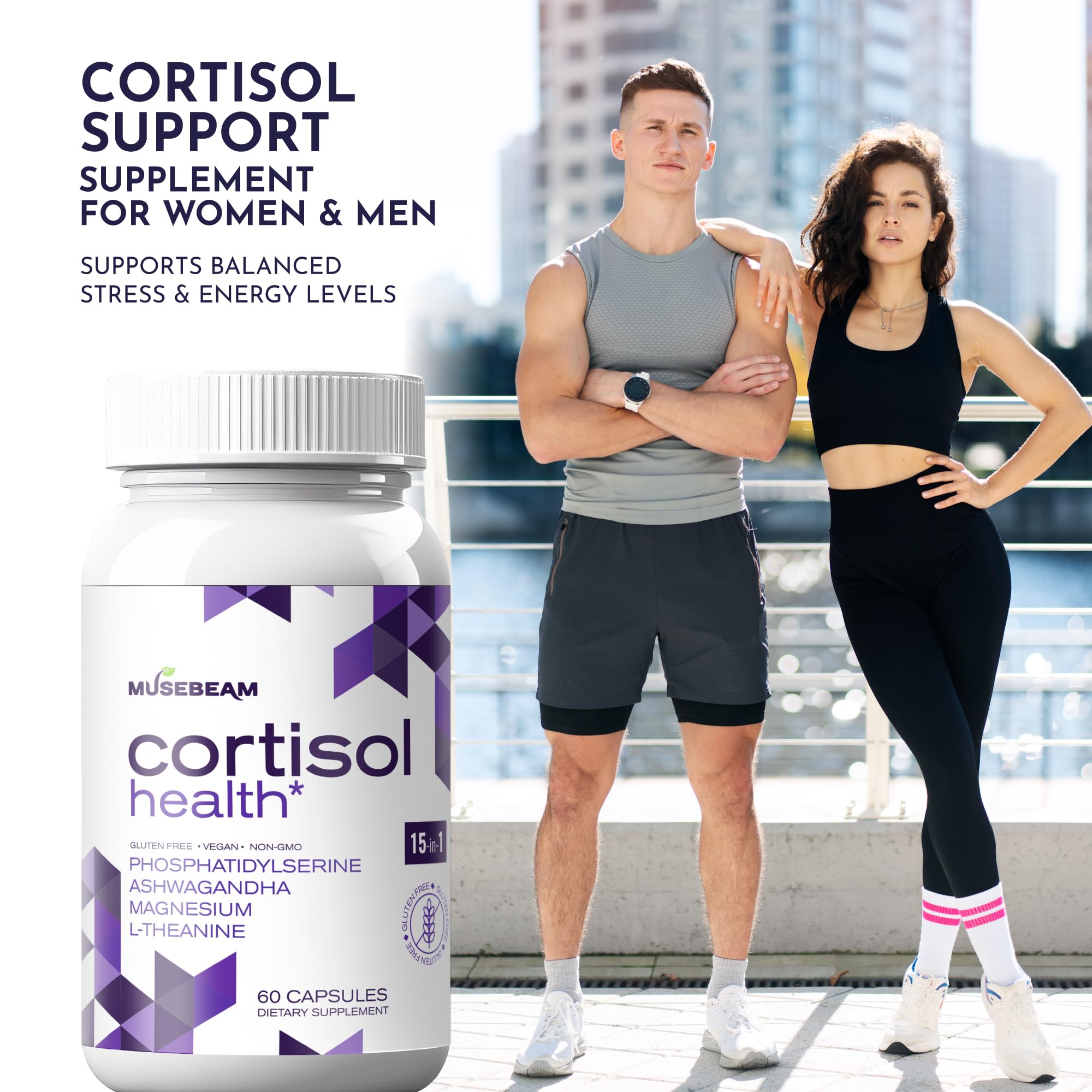 Cortisol Detox capsules close-up