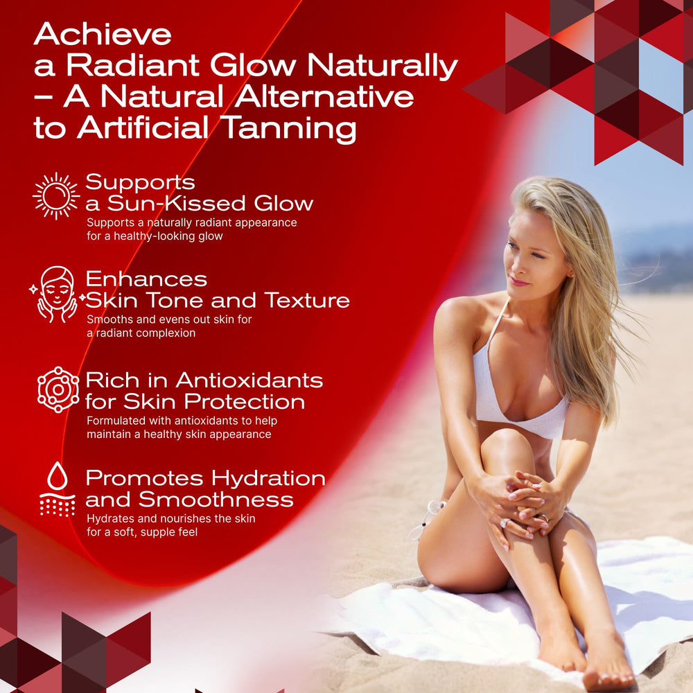 Highlight ingredients: Beta-Carotene, Astaxanthin, Lycopene, L-Tyrosine