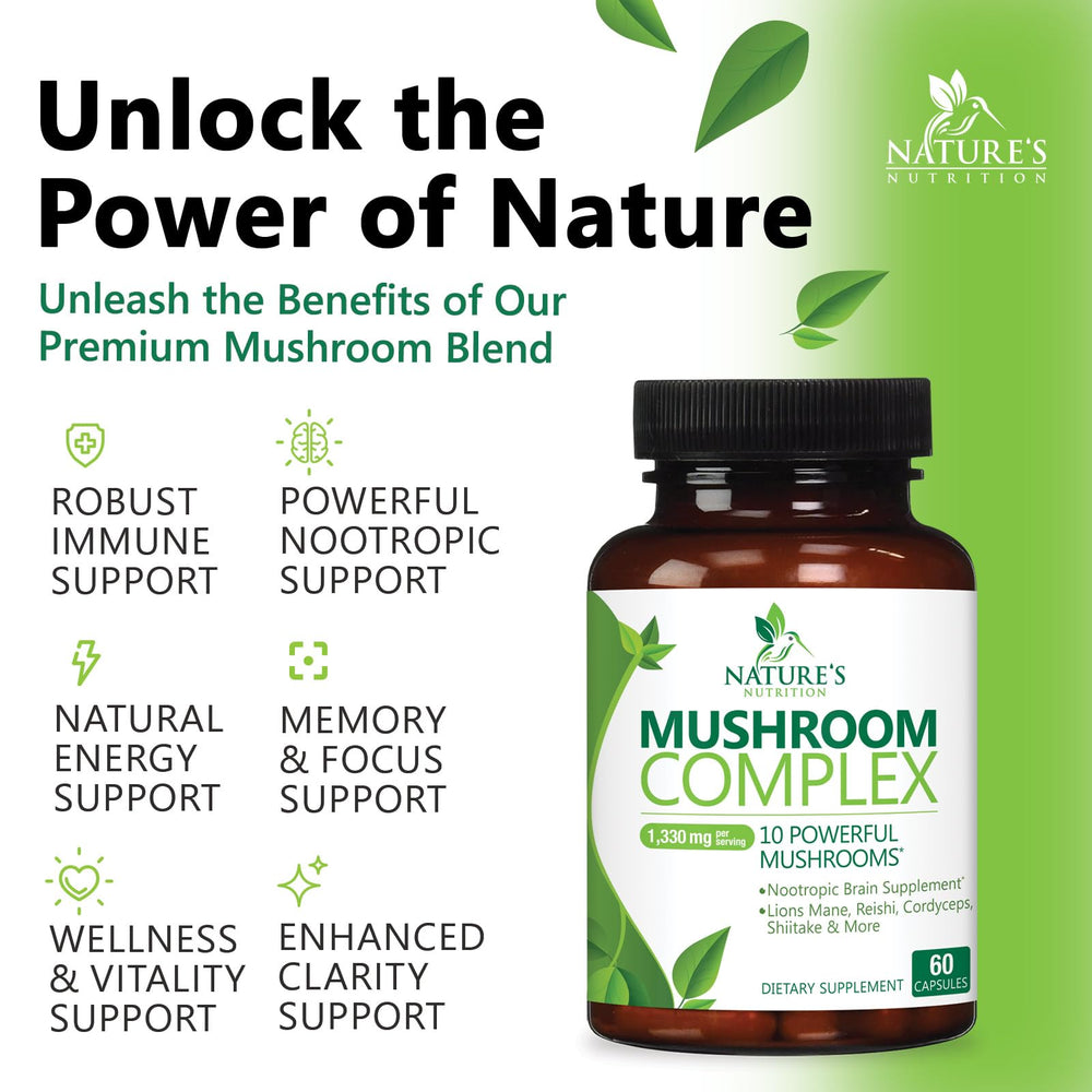 Cordyceps mushroom in high-strength brain health formula