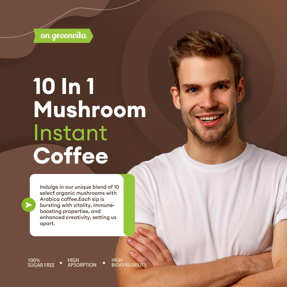 180g / 6.35oz mushroom coffee jar