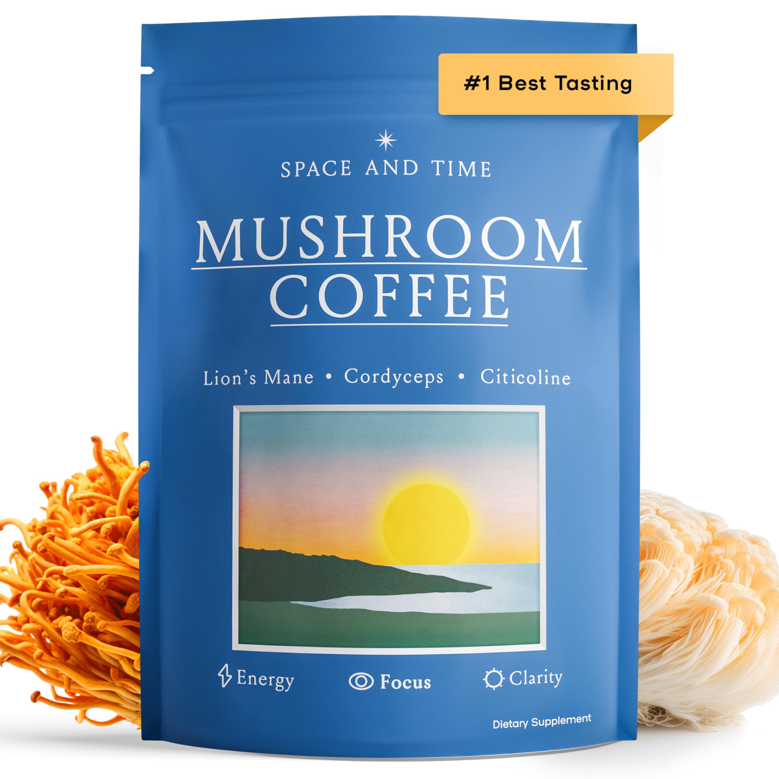 Mushroom Coffee with 20 cups of focus