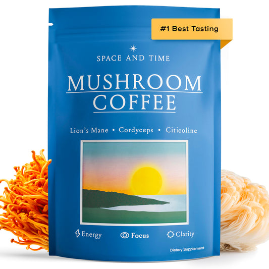 Mushroom Coffee with 20 cups of focus