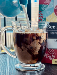 3.5 oz bag of Herbal Hive Mushroom Coffee on a surface