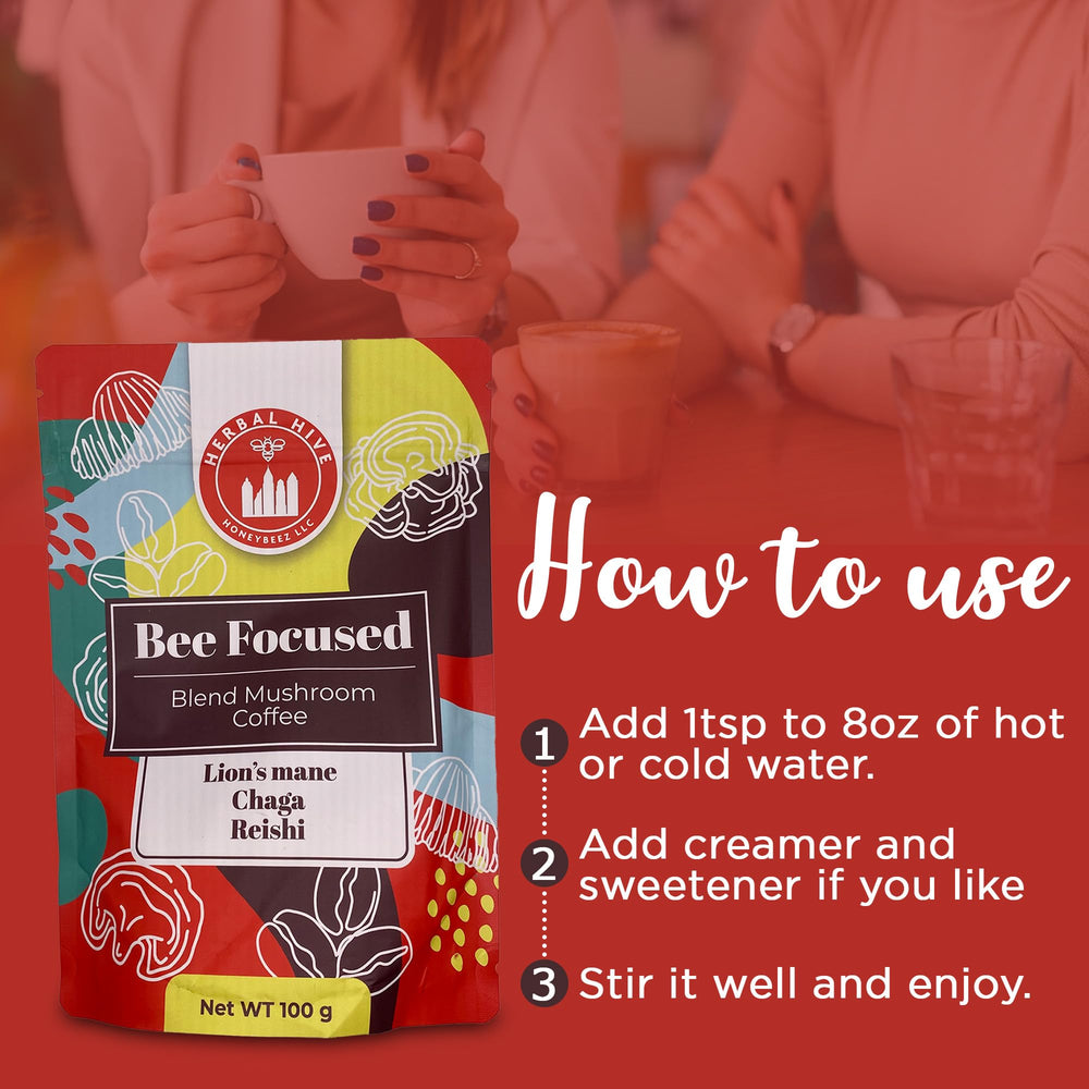 Product arranged with creamer and honey for serving suggestion