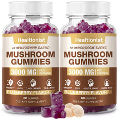 2-pack Mushroom Complex Gummies packaging hero