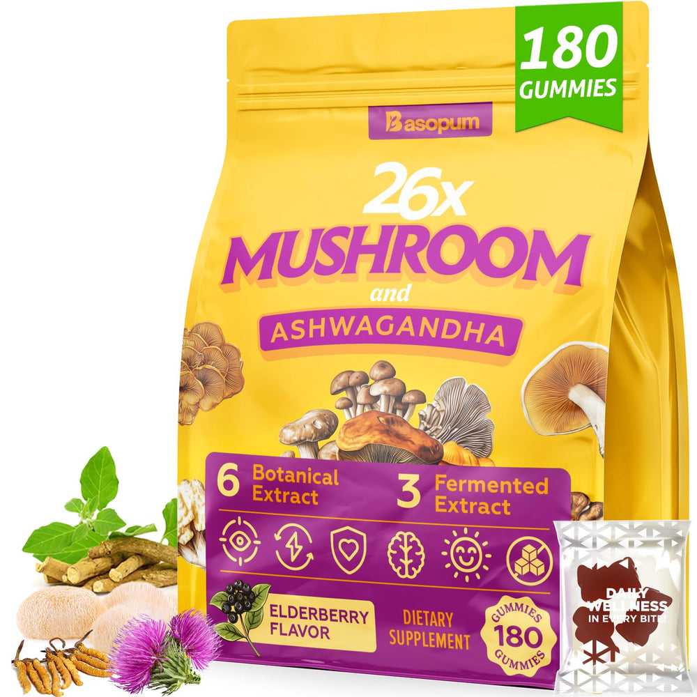 Mushroom Gummies 4000mg bottle