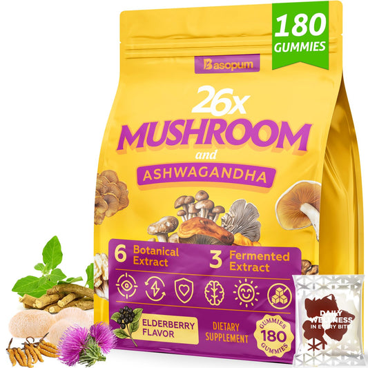 Mushroom Gummies 4000mg bottle